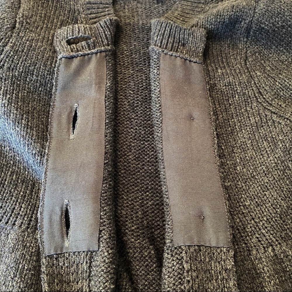 Vince Wool Blend Bishop Sleeve Long Cardigan - S - Picture 11 of 11